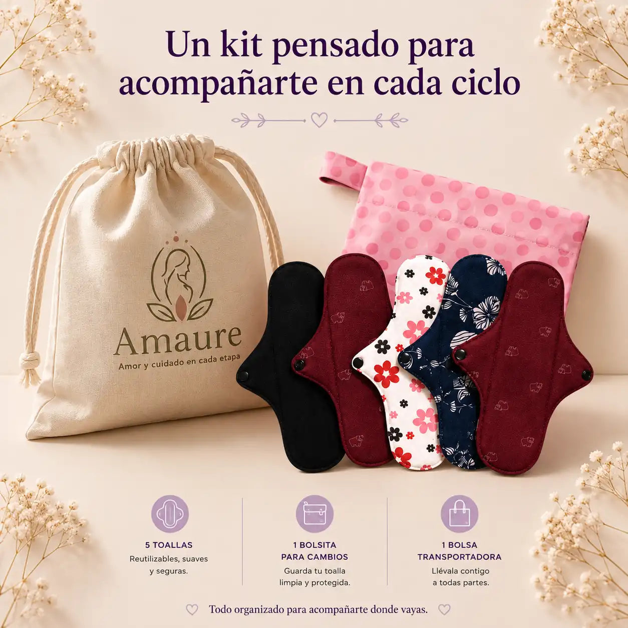 Kit de Toallas Reutilizables Amaure