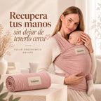 Fular Ergonómico Amaure® cuida tu espalda  y la postura de tu Bebe